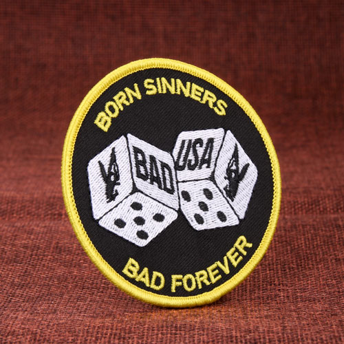 Letter Embroidered Patches For Sale
