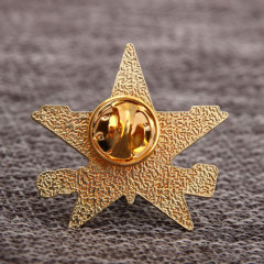 Five Pointed Star Lapel Pins 