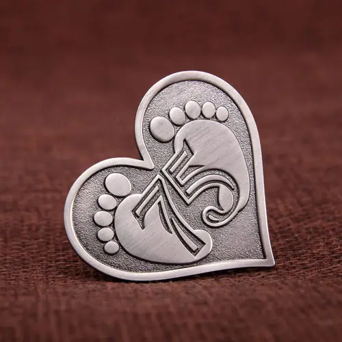Footprints Metal Pins