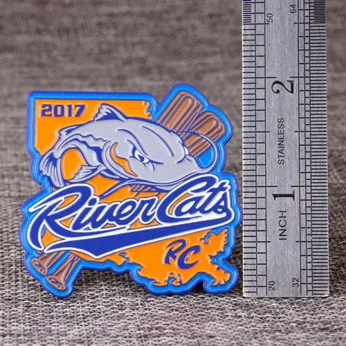 River Cats Baseball Trading Pins