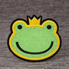 Frog Embroidered Patches For Sale