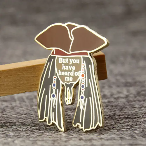 Guy With Hat Lapel Pins 