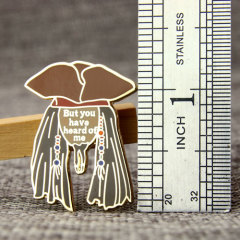 Guy With Hat Lapel Pins 