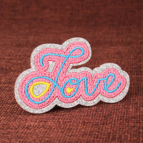 Love Embroidered Patches For Sale