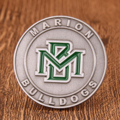  Marion Bulldog Athletics Custom Coins