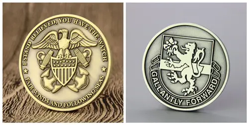 2D Versus 3D Challenge Coins