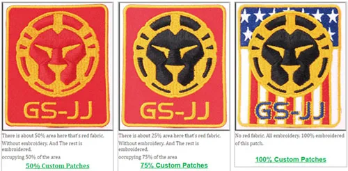 50% patches,75% patches,100% patches
