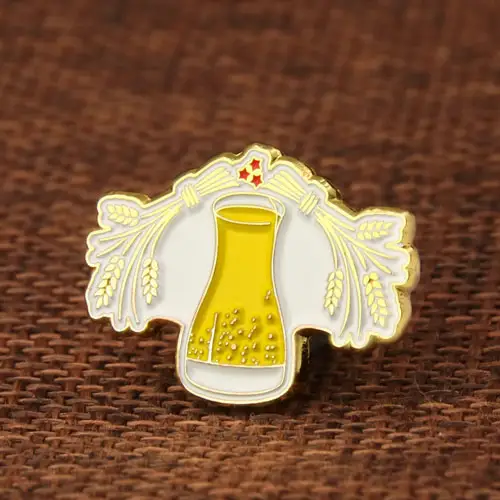 Flower Bottle Lapel Pins