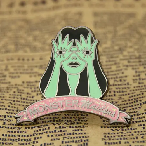 Monster Maiden Lapel Pin