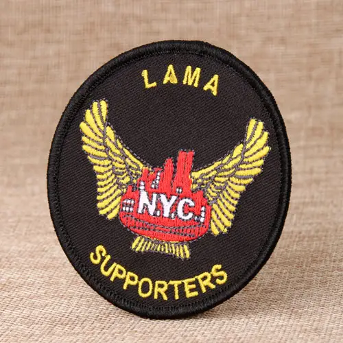 Lama Custom Iron On Patches 