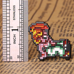Mosaic Dog Lapel Pins