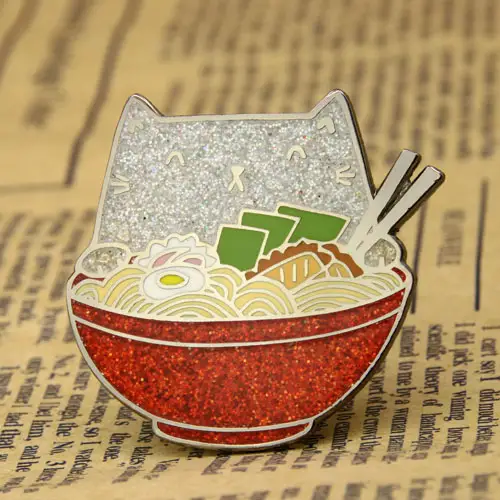 Ramen Cat Custom Pins