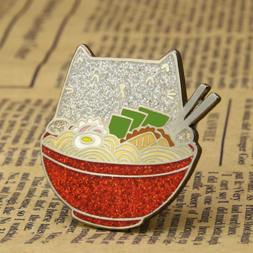 Ramen Cat Custom Pins