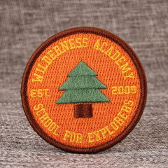Tree Custom Embroidered Patches No Minimum
