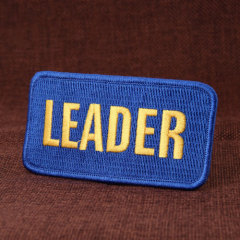 Leader Embroidered Patches