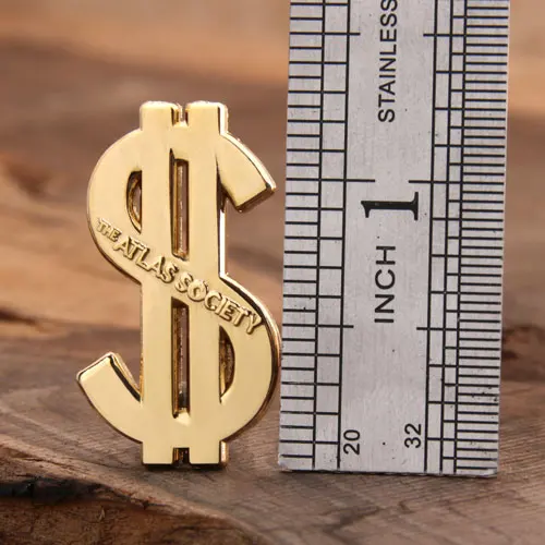  Dollar Sign Lapel Pins