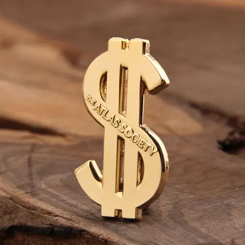  Dollar Sign Lapel Pins