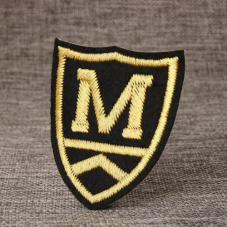 M Custom Embroidered Patches