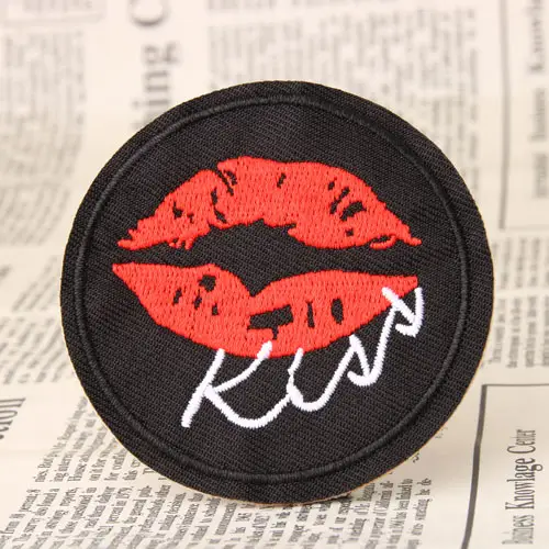 Lip Custom Made Patches No Minimum