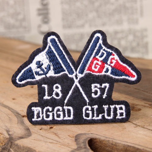 Flag Custom Embroidered Patches No Minimum