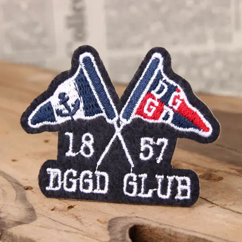 Flag Custom Embroidered Patches No Minimum