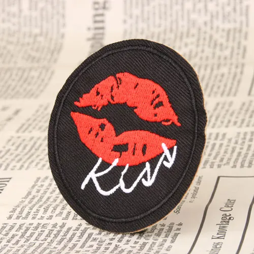 Lip Custom Made Patches No Minimum