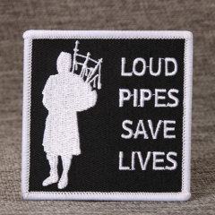 Loud Pipes Save Lives Custom Patches