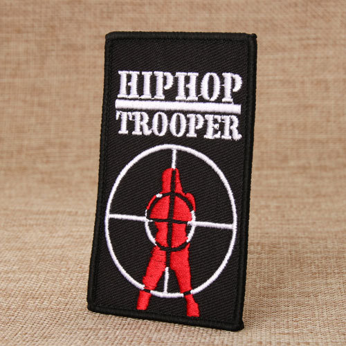 Hiphop Trooper Embroidered Patches