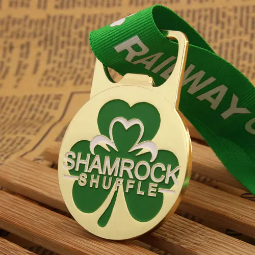 Shamrock Shuffle Custom Medals