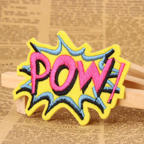 Pow Cheap Custom Patches No Minimum