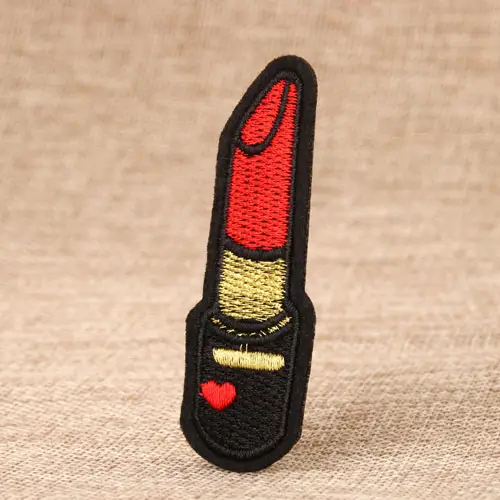 Lipstick Custom Embroidered Patches