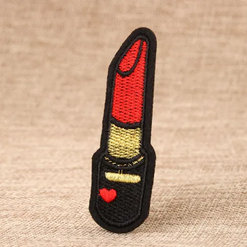 Lipstick Custom Embroidered Patches