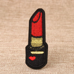 Lipstick Custom Embroidered Patches
