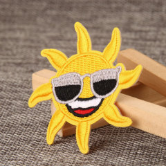 Sun Embroidered Patches