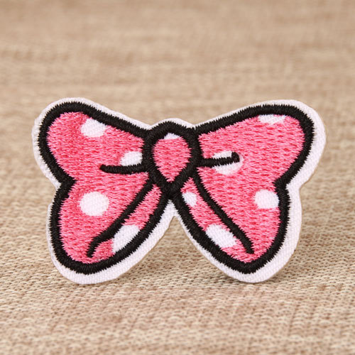 Cute Bow Embroidered Patches