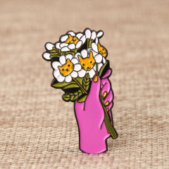 Cute Bouquet Lapel Pins