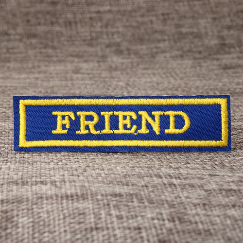Friend Embroidered Patches