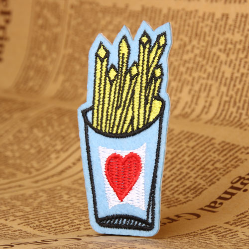 French Fries Embroidered Patches