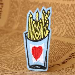 French Fries Embroidered Patches