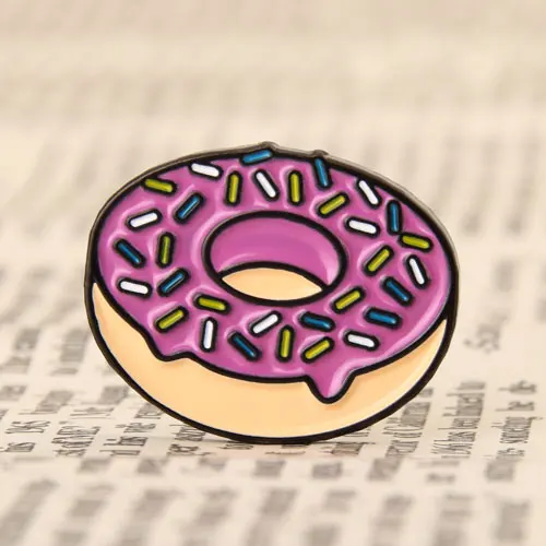 Doughnut Lapel Pins