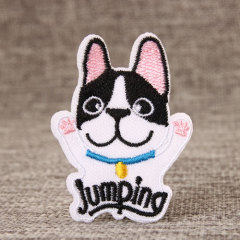 Jumping Custom Embroidered Patches