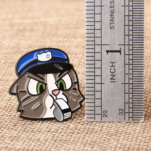 Captain Black Cat Lapel Pins