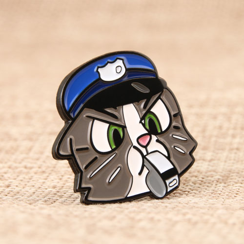 Captain Black Cat Lapel Pins