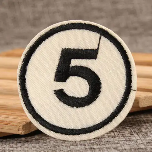 Five Custom Embroidered Patches Five Custom Embroidered Patches
