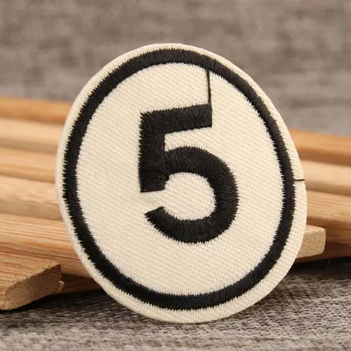 Five Custom Embroidered Patches