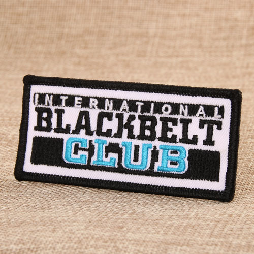 Blackbelt Club Embroidered Patches