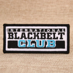 Blackbelt Club Embroidered Patches