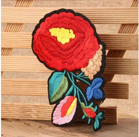 flower embroidered patches flower embroidered patches