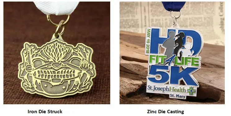 Custom Medals with Diefferent Materials
