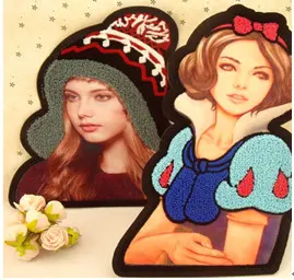 princess printed patches princess printed patches